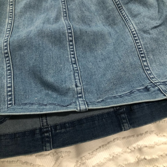 Free people denim high waist skirt - Picture 6 of 6